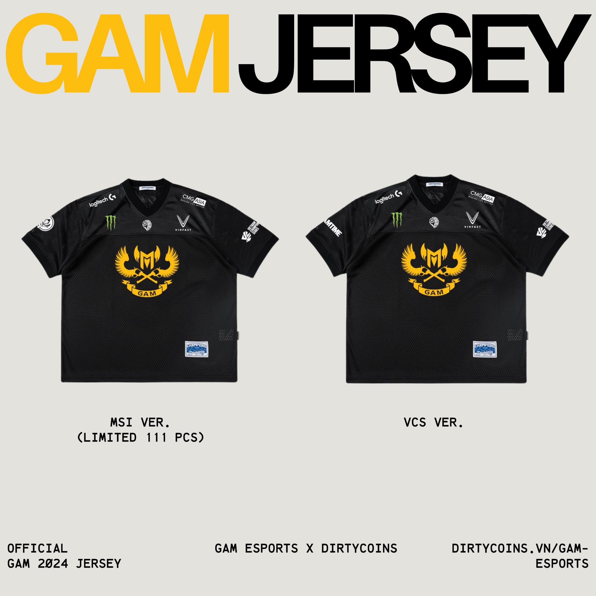GAM Esports LoL - GAM 2024 OFFICIAL JERSEY IS OUT NOW!... | Facebook