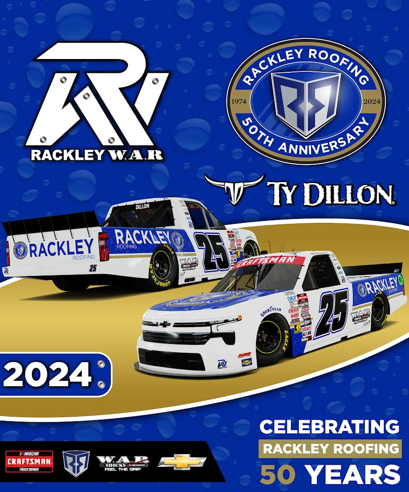 Rackley - NEWS: The #RackleyWAR No. 25 of Ty Dillon releases its 2024 # ...
