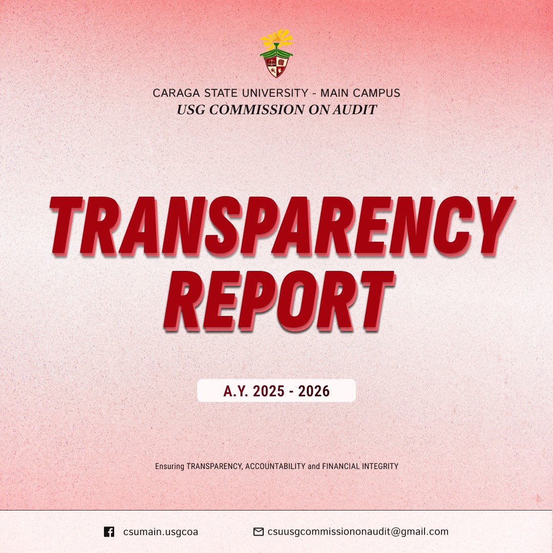 The CSU Main USG Commission on Audit officially presents the ...