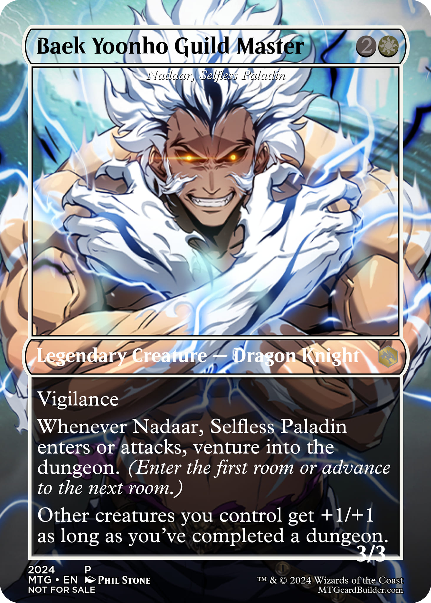 solo leveling mtg cards Custom Deck  Shadow Monarch Edition The characters vibrant colors glisten under different lighting conditions I built a full EDH