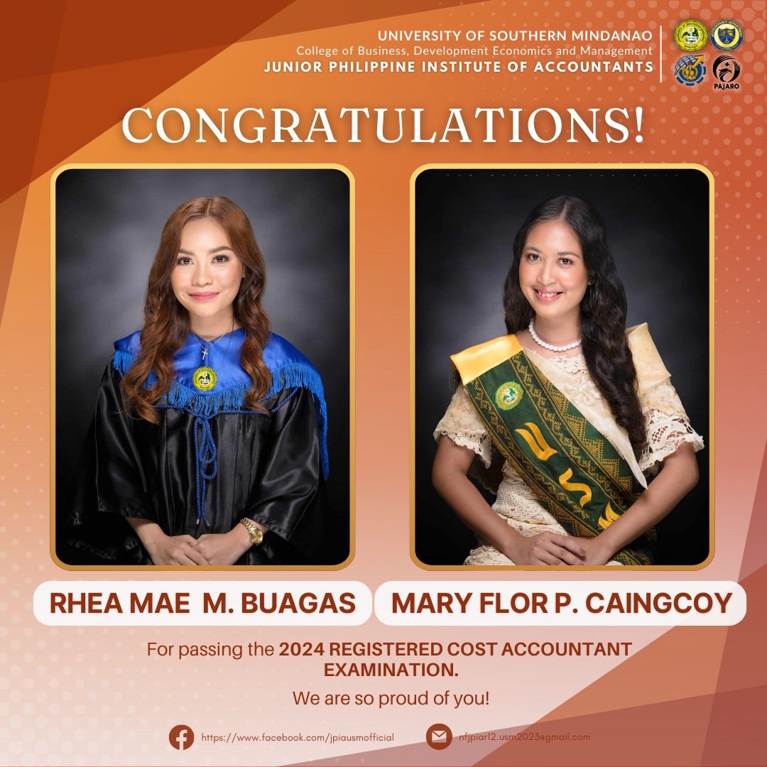 Congratulations, Rhea... - University of Southern Mindanao | Facebook