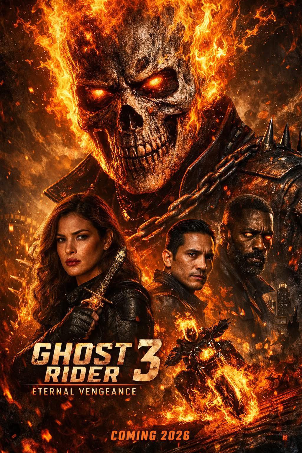 Cinephile - 🎬 GHOST RIDER 3 (2026 Concept) ⭐ Starring: (Rumored ...