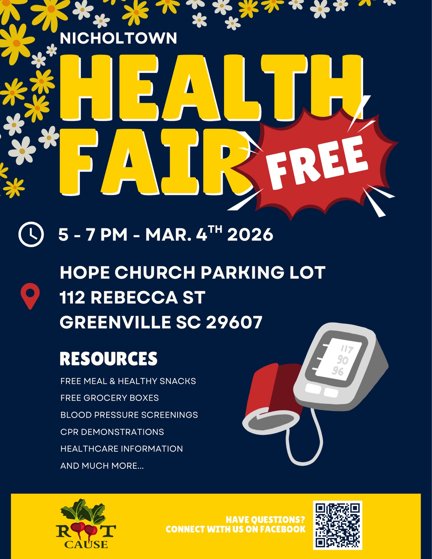 📣 We're excited to announce our March Root Cause Health Fair