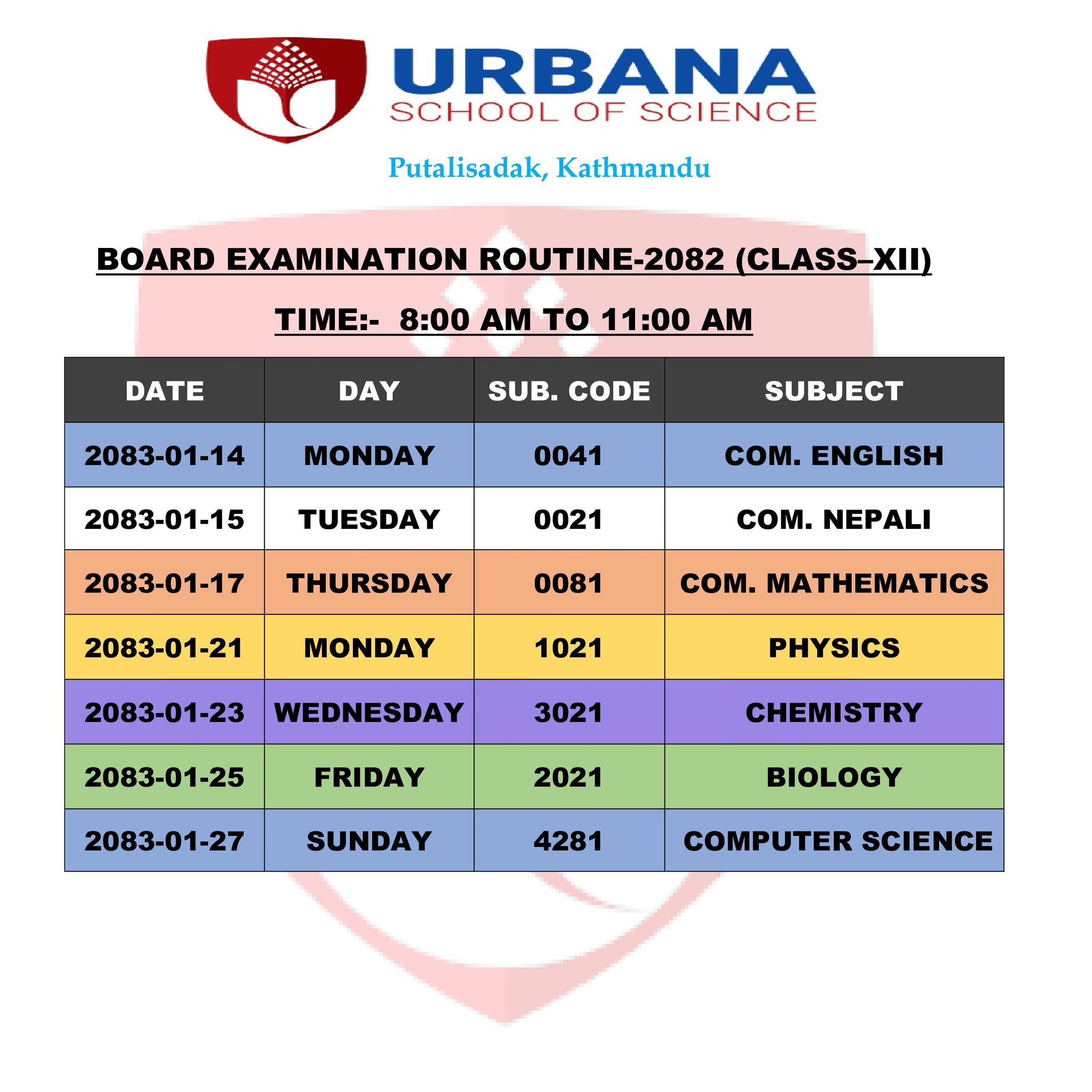 URBANA School of Science | Kathmandu