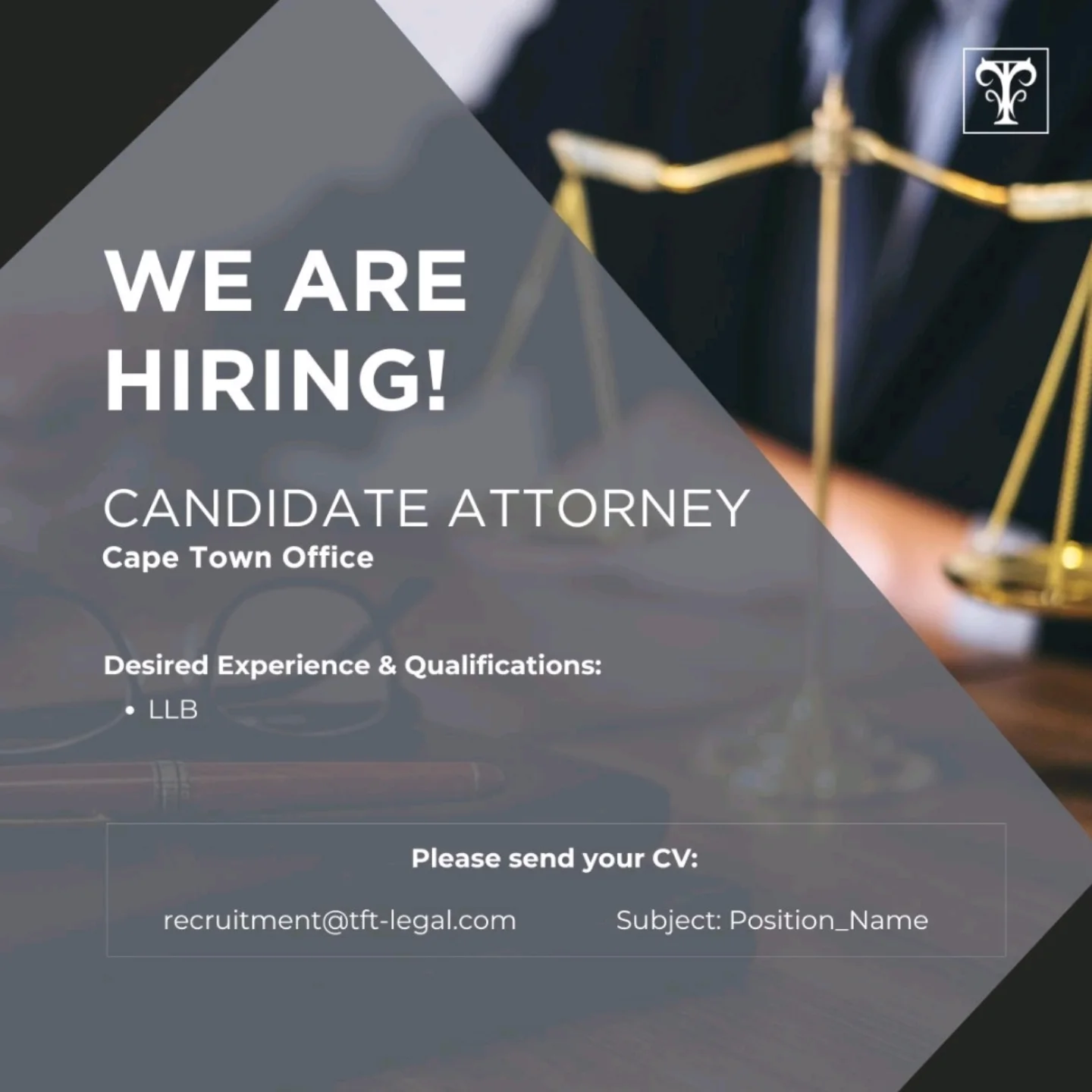 CAZA - ADMITTED ATTORNEY/CANDIDATE ATTORNEY VACANCY ⚖️ | Facebook