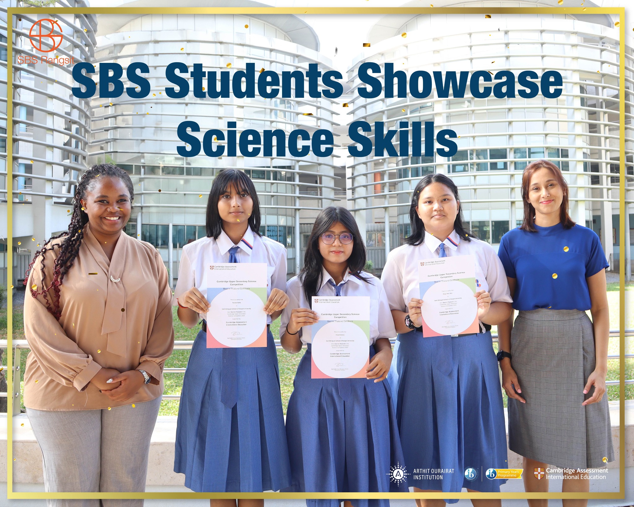 SBS Rangsit - 🥳SBS Students Showcase Science Skills 💙🧡SBS...