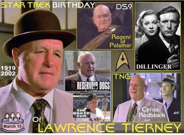 Trek Talking - Remembering Lawrence Tierney, He played Cyrus Redblock ...