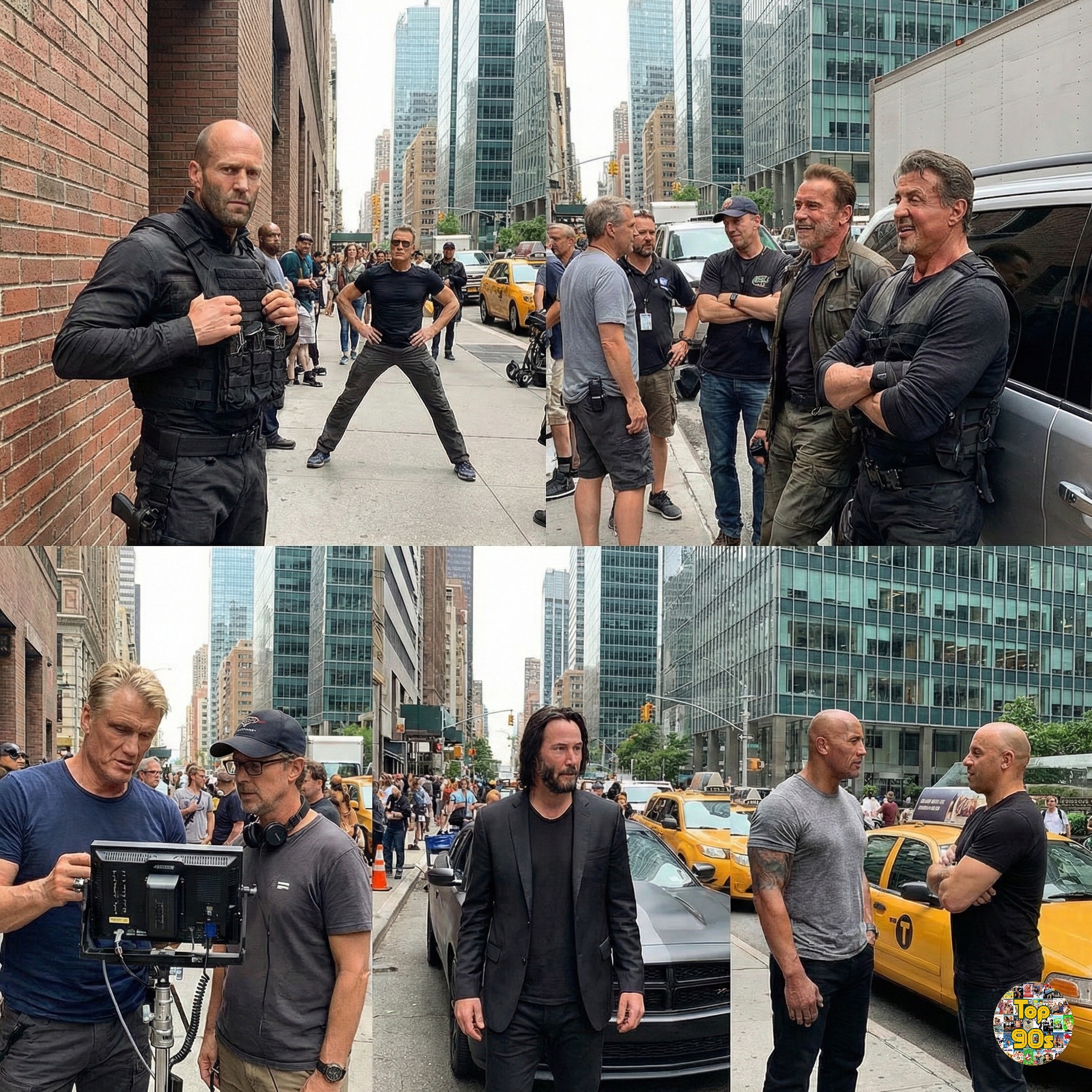 Top - Behind the scenes in the heart of the city Jason Statham, Jean ...