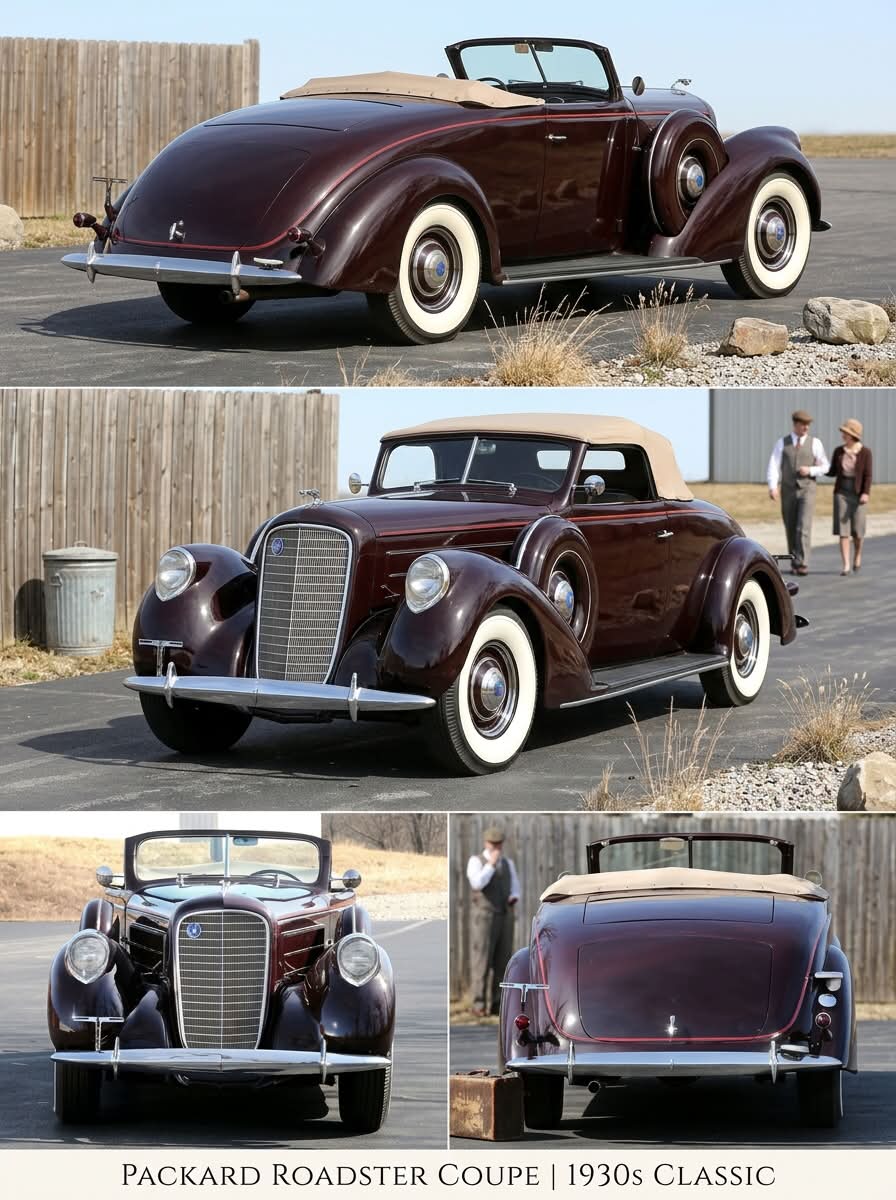 Stunning 1936 Packard Eight Club Sedan, straight 8, suicide doors
