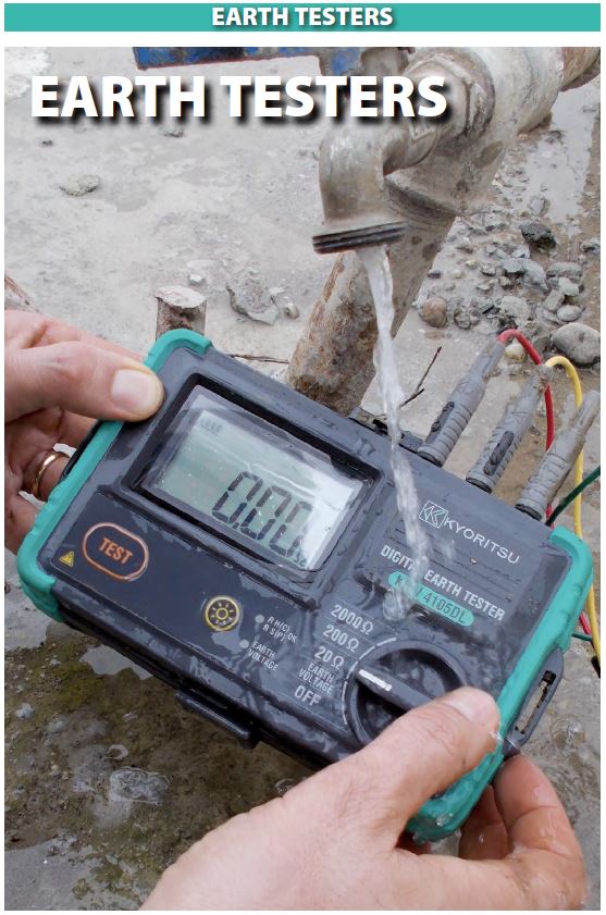 Compteur De Résistance De Terre Numérique KYORITSU KEW 4105DL - Pour électriciens - Neuf, Fabriqué Au Japon