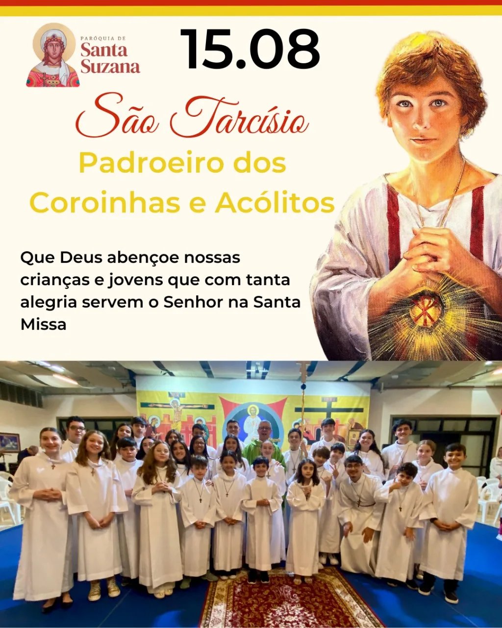 A Igreja celebra hoje (15) são... - Paróquia de Santa Suzana