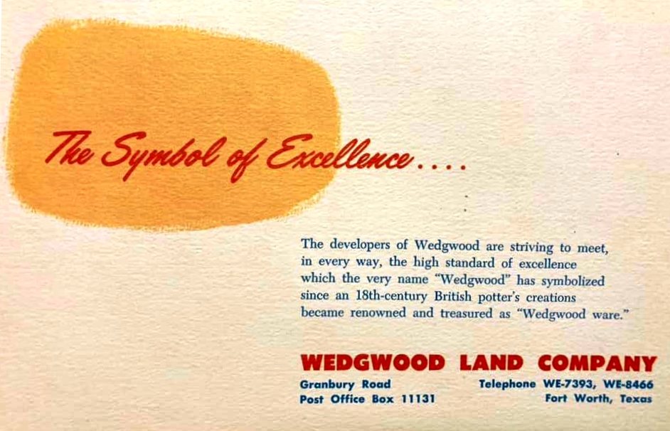Wedgwood Historical Association | Fort Worth TX