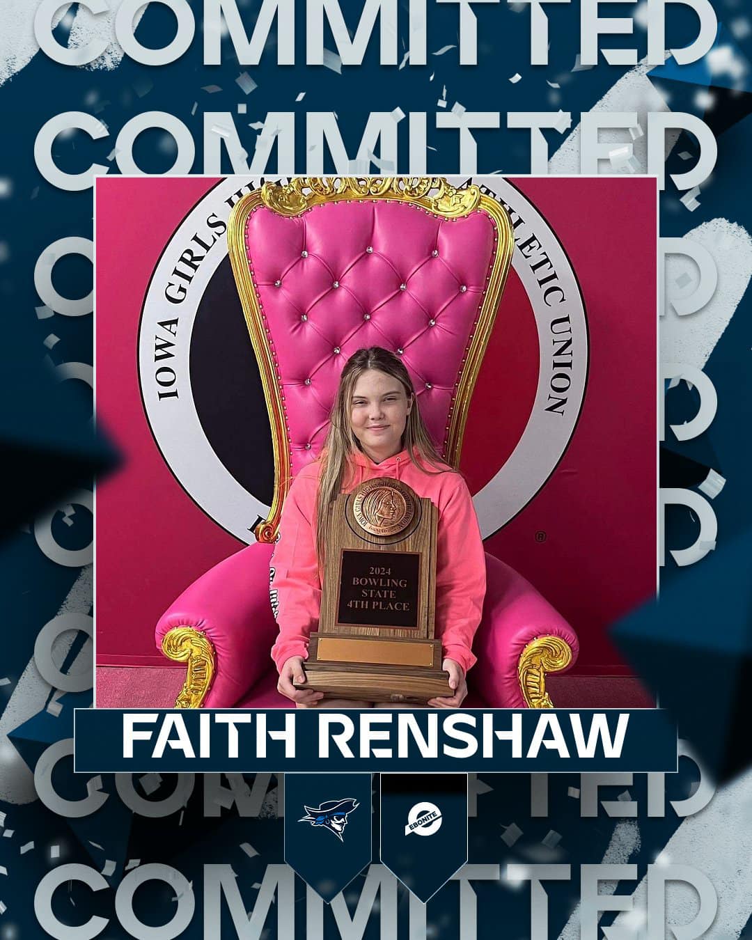 Iowa - We are very excited to welcome Faith Renshaw to the Iowa Western ...