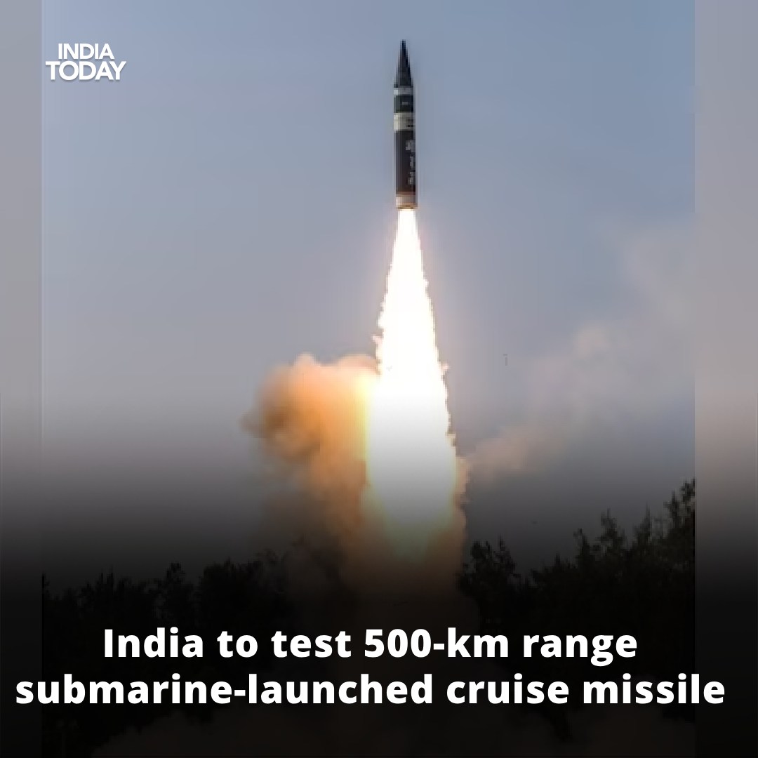 India Today - India is set to conduct a test of a newly-developed ...