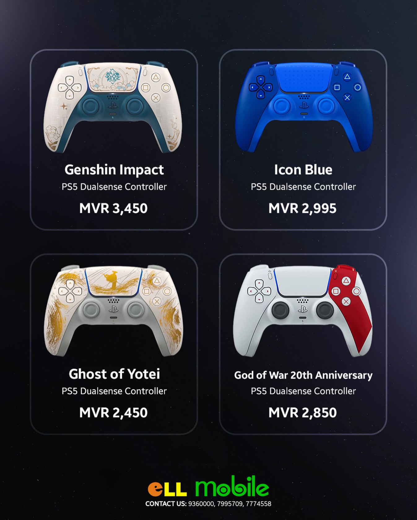 Ellmobile - Limited Edition PS5 DualSense Controllers 🎮... | Facebook