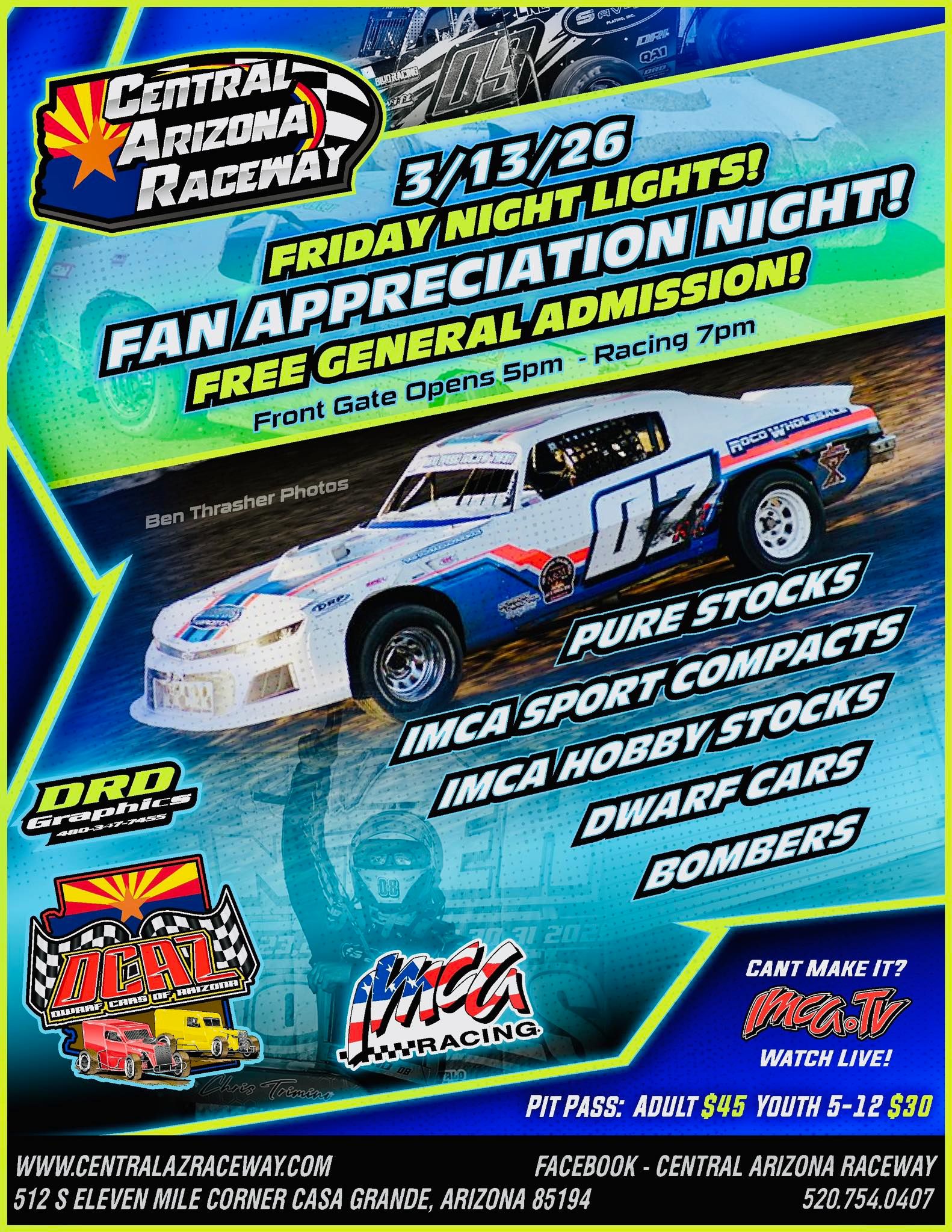 Central Arizona Raceway | Casa Grande AZ