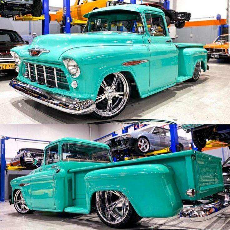 Top - This eye-catching vehicle is a highly customized Chevrolet 3100 ...