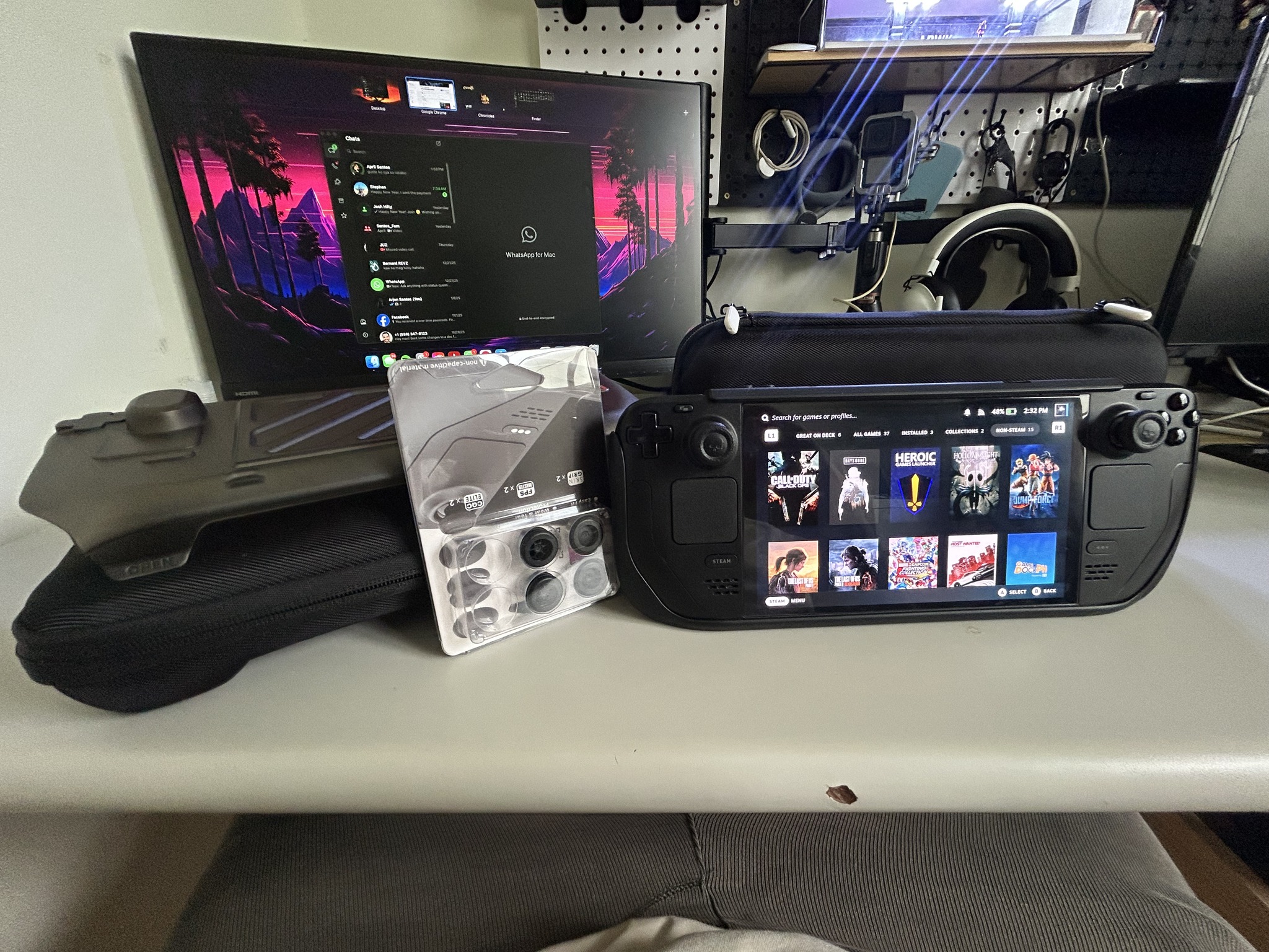 Steam Deck OLED 512 GB with dock(also includes 128gb SD card) $420