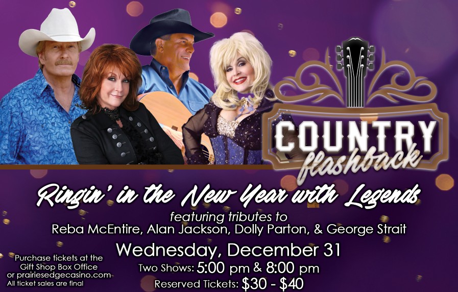 New Year’s Eve Country Flashback – Tributes to Reba, Alan, Dolly & George!