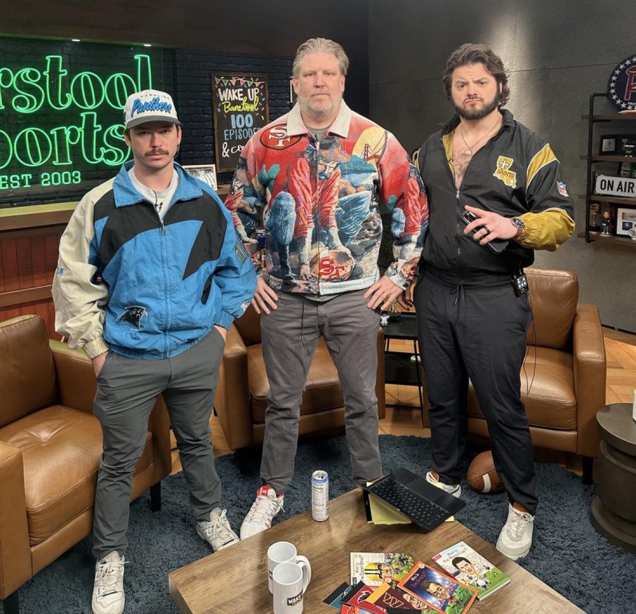 Brandon - Second annual jacket off starting now on Wake Up Barstool ...