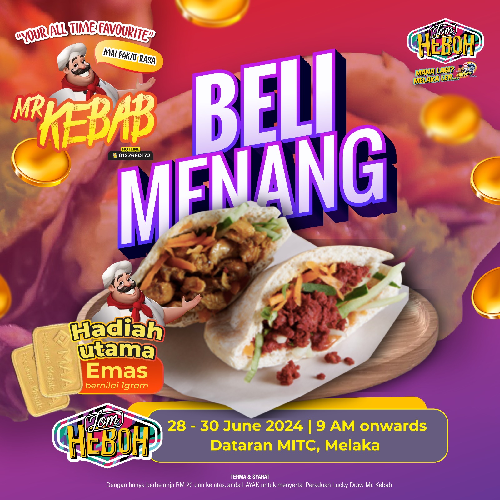 Jom Heboh - Jom Heboh X Mr Kebab Jom datang beramai-ramai... | Facebook