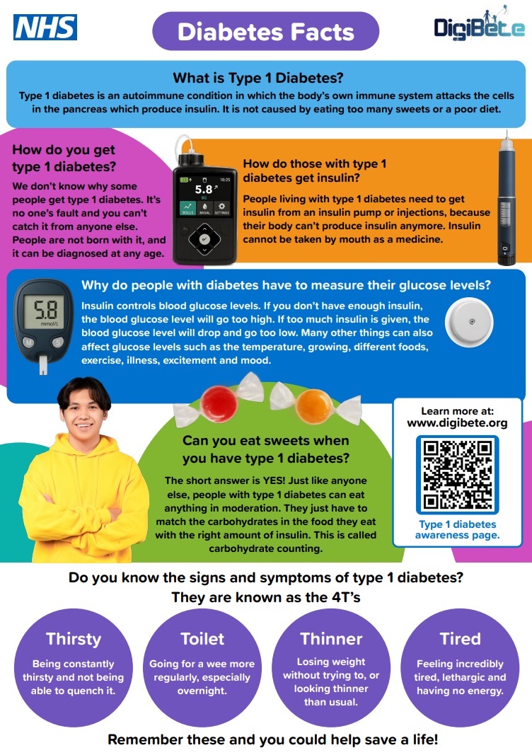 DigiBete - 💙 Curious about Type 1 Diabetes? 💙... | Facebook