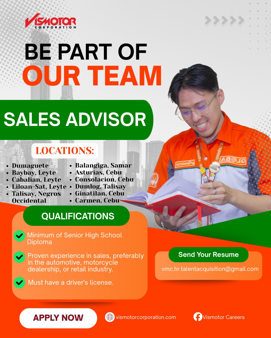 🚀 WE’RE HIRING! JOIN OUR TEAM 🚀... - Vismotor Careers | Facebook
