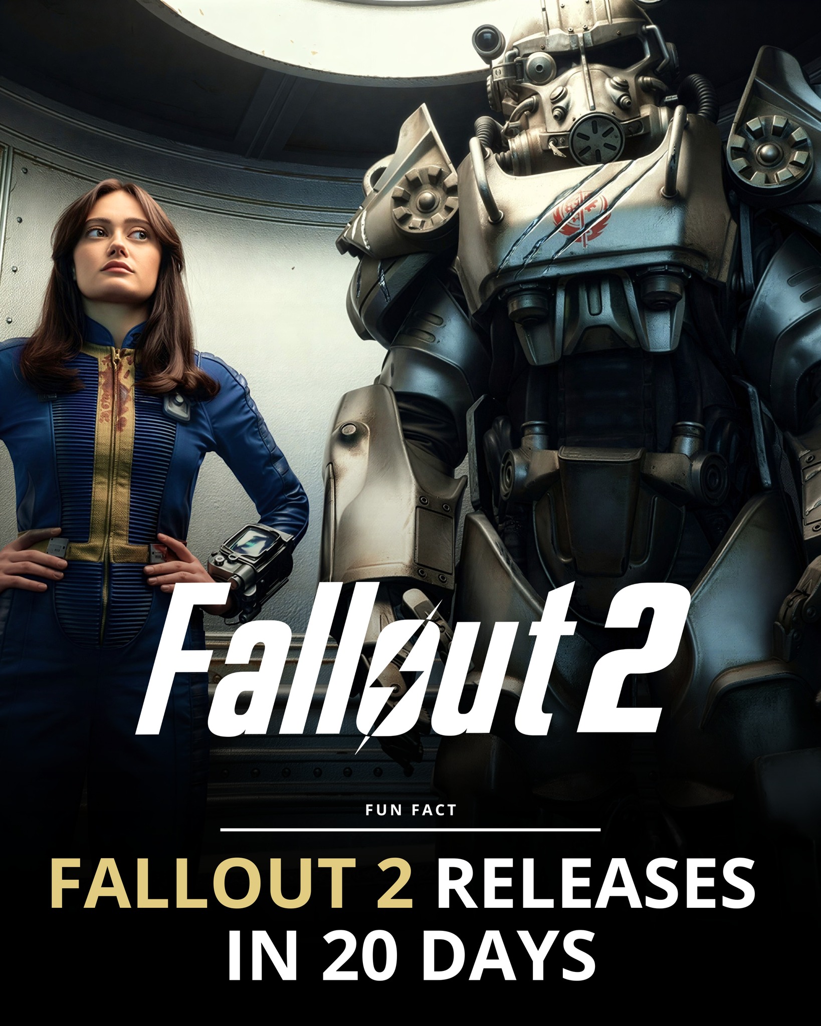 Vault - OFFICIAL Fallout Season 2 releases in 20 days | Facebook