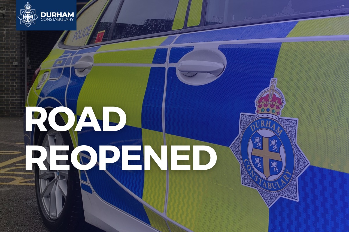 Durham - Update The road has now fully re opened - Thank you for your ...