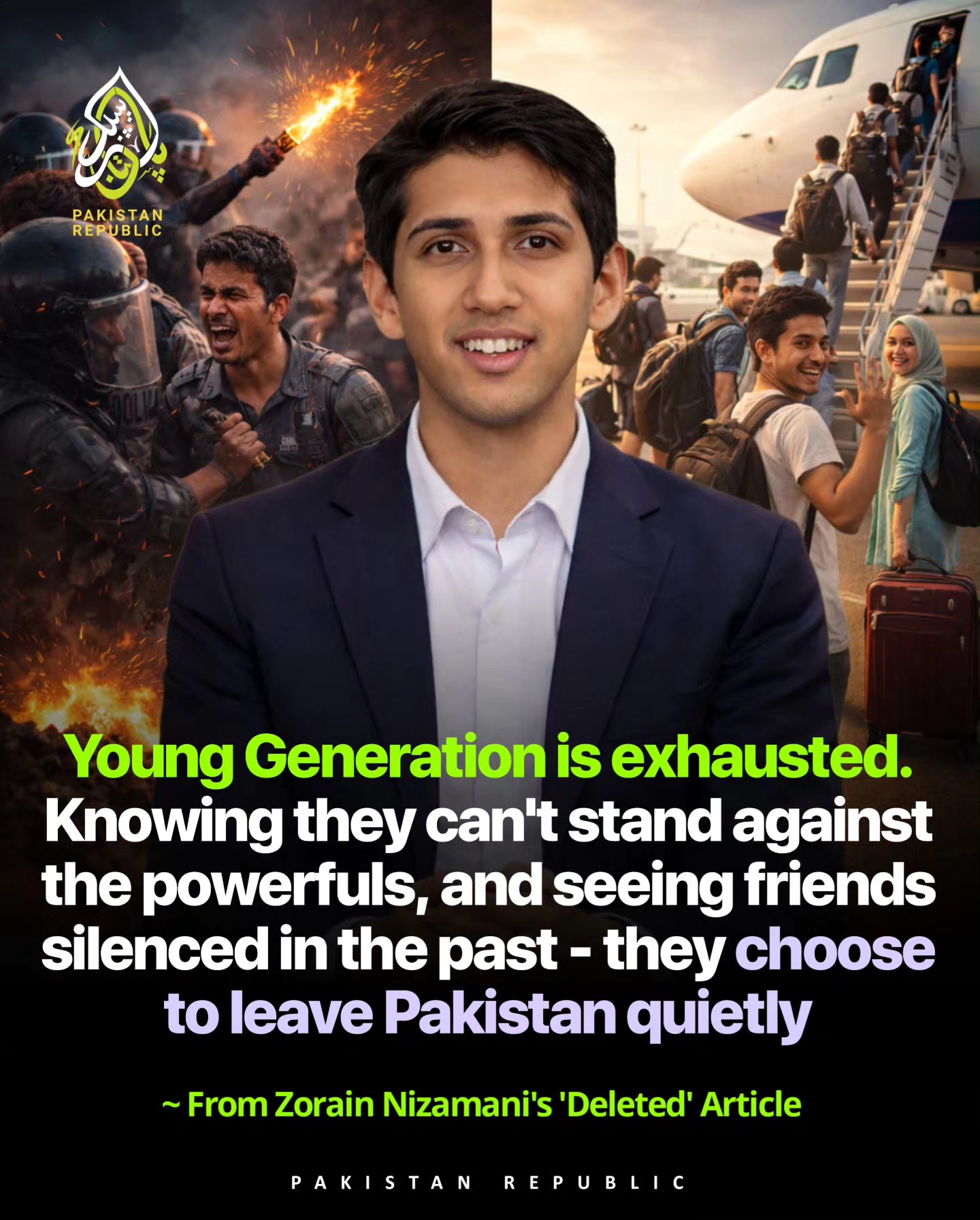 Zorain Nizamani, a young Pakistani... - Pakistan Republic | Facebook