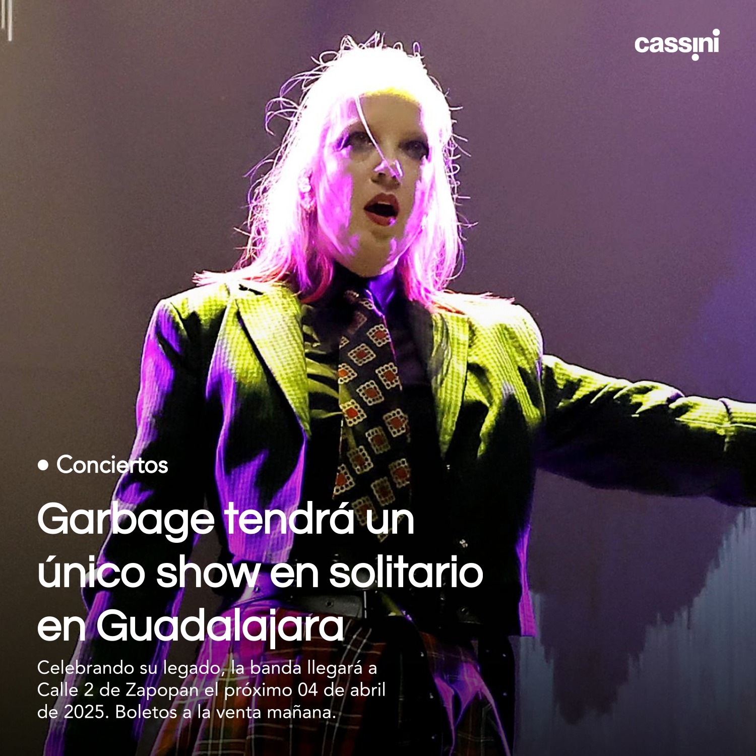 Cassini - Con más de tres décadas de trayectoria, la banda Garbage ...