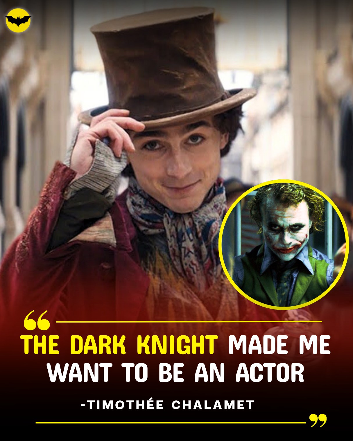 Batman - Timothée Chalamet says The Dark Knight was the movie that made ...