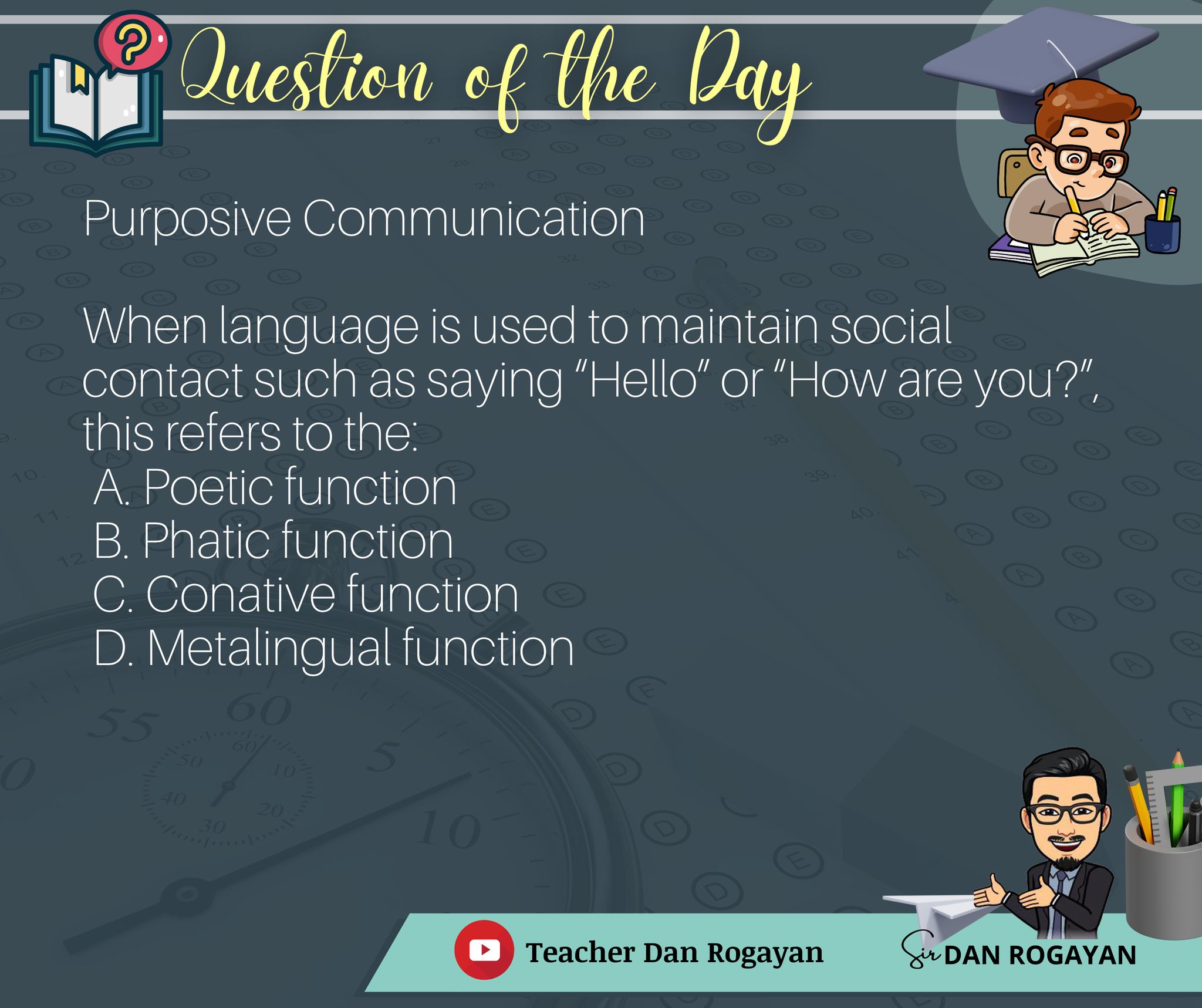 Sir Dan Rogayan - Purposive Communication When language... | Facebook