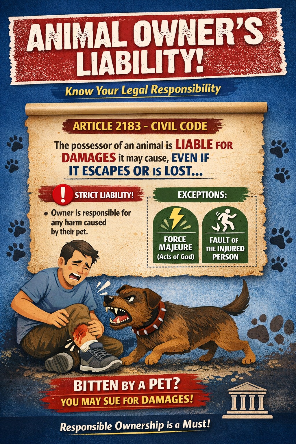Legal - QUESTION NO. 628 - ANIMAL OWNER