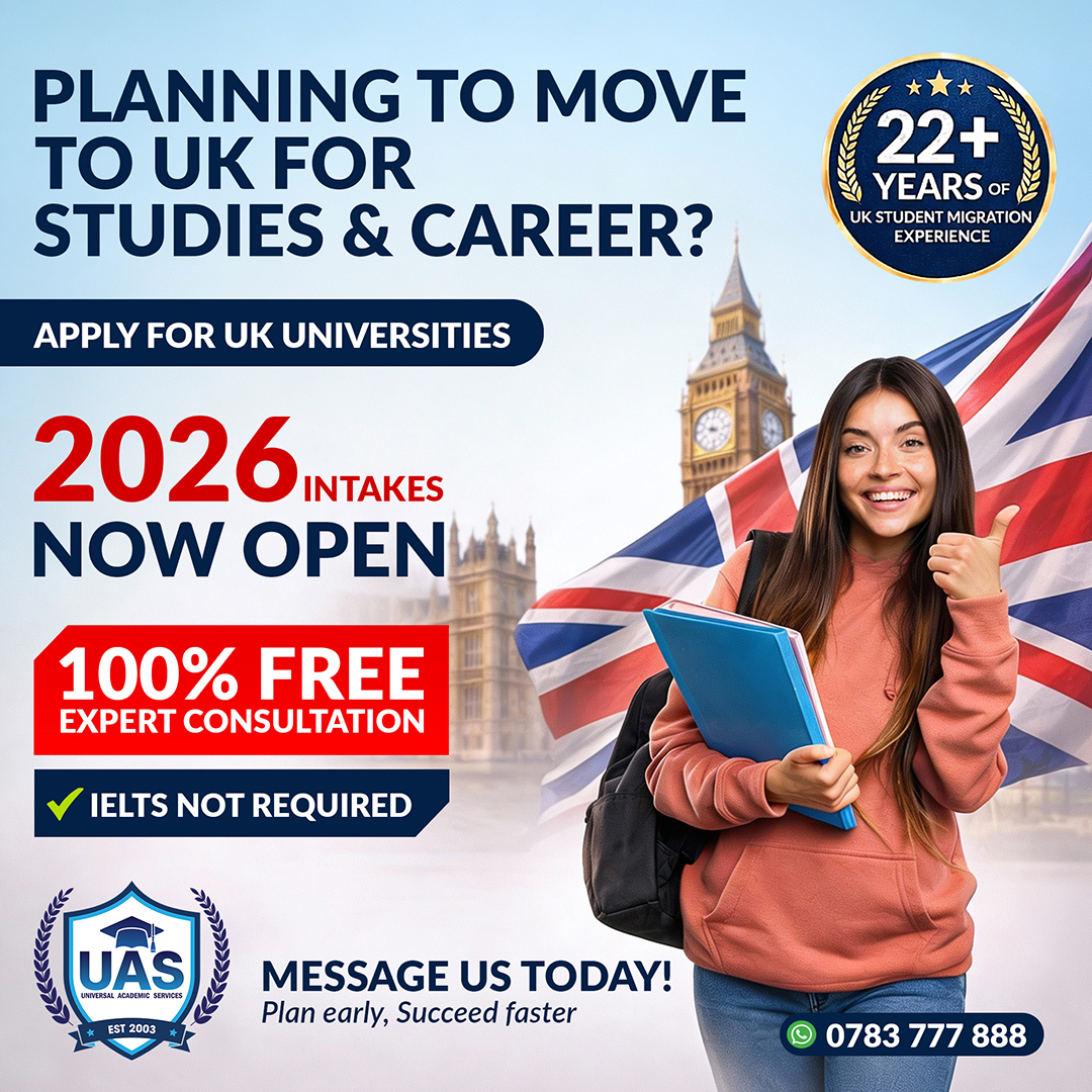 UAS - 📚 Apply to UK universities 🌟 2026 Intakes Now Open 🌟 100% FREE ...