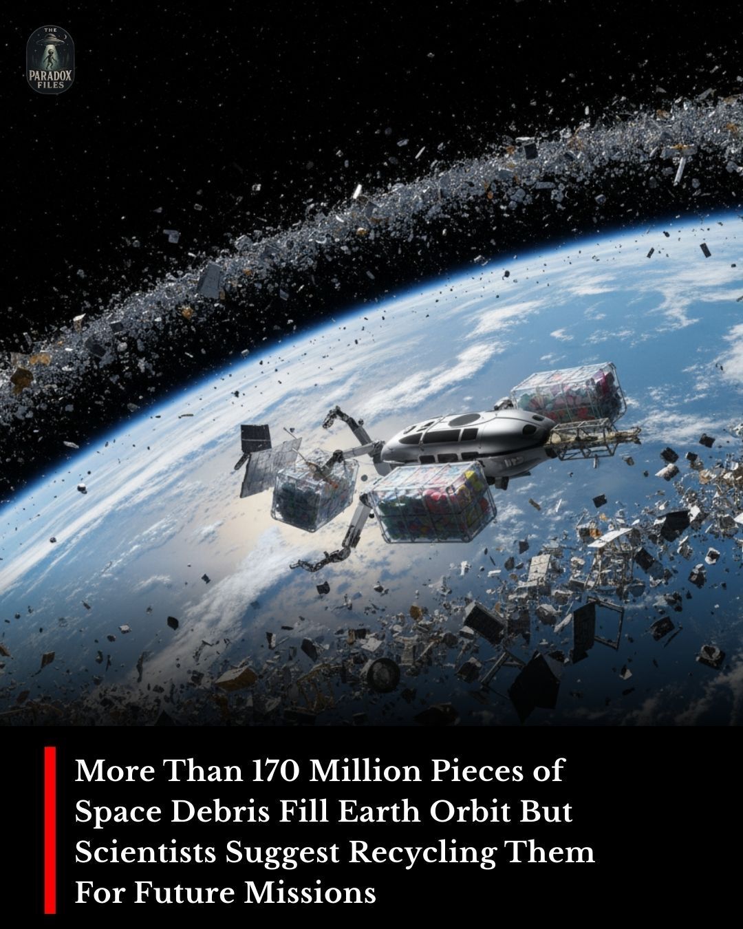 The Paradox - Space Junk Could Be Useful Earth’s orbit is crowded with ...