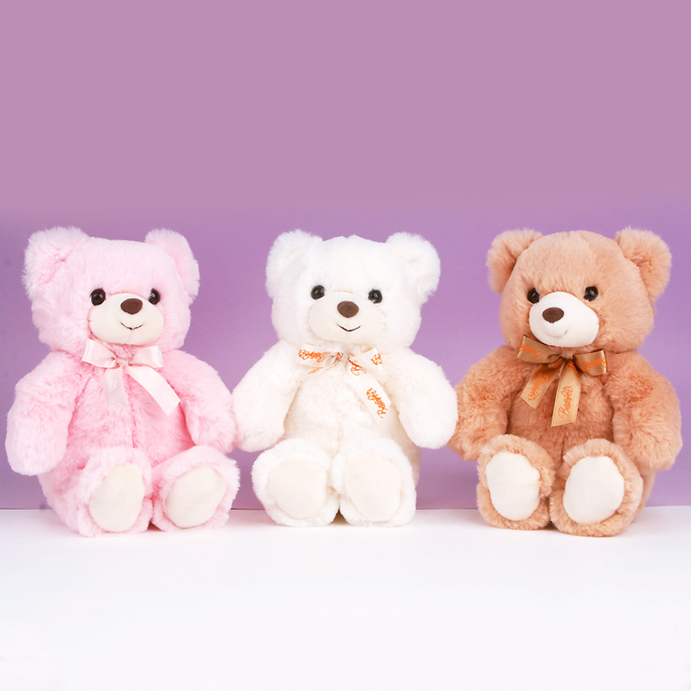 누리토이즈 - 따듯한 색상의 사랑스러운 곰인형 땡큐베어 ver.2 부드러운 털 예쁜 리본장식이 있어...