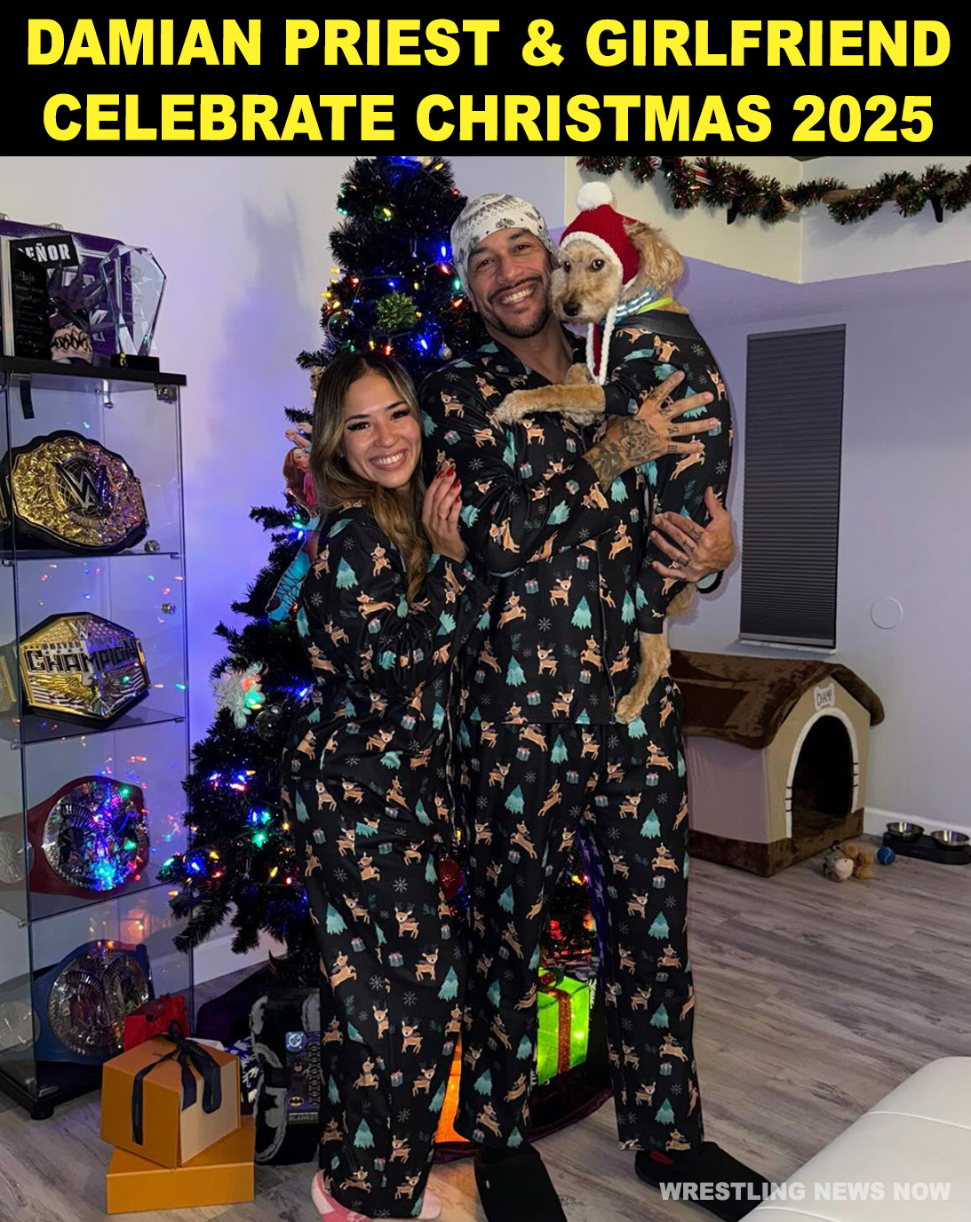 Wrestling - Damian Priest & Girlfriend Lola Vice Celebrate Christmas ...