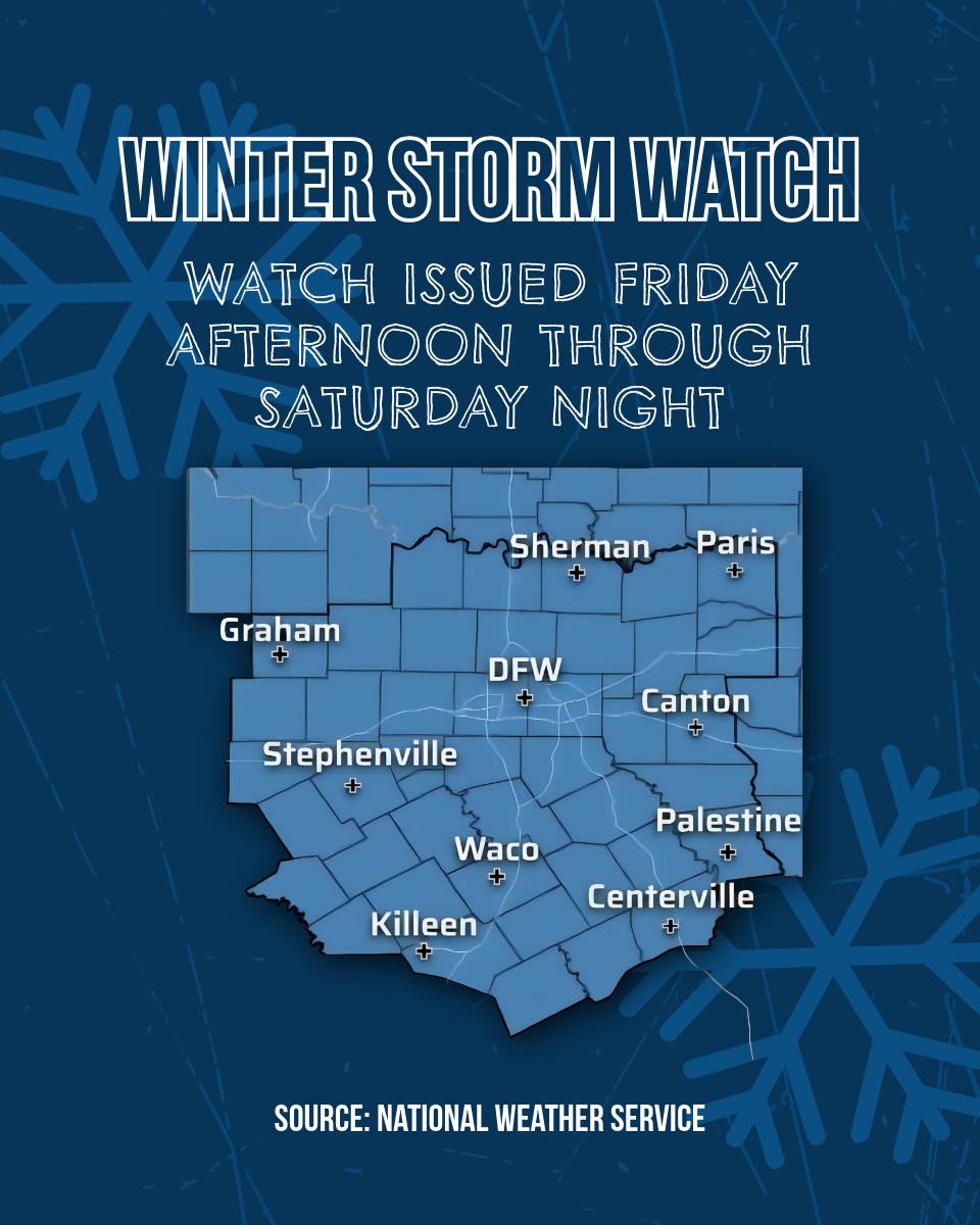 The Grapevine - Heads up! ️ A Winter Storm Watch is now in effect for ...