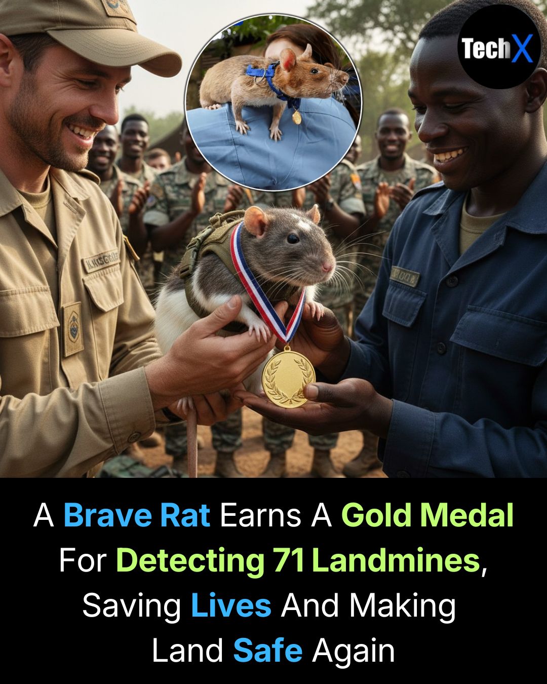 Tech - Not all heroes walk on two legs. Some are small, fearless, and ...