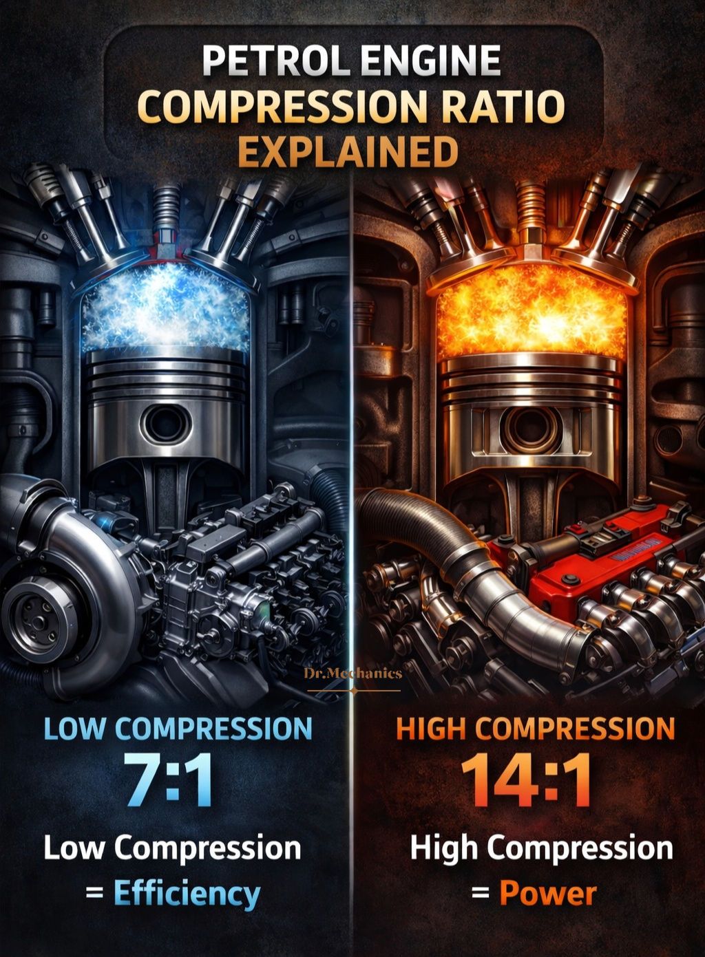 Dr.mechanics - Petrol Engine Compression Ratio What is... | Facebook