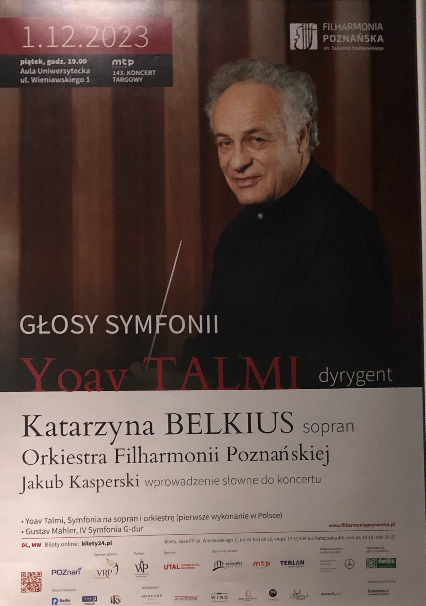 Yoav Talmi - There will be two works on my program with... | Facebook