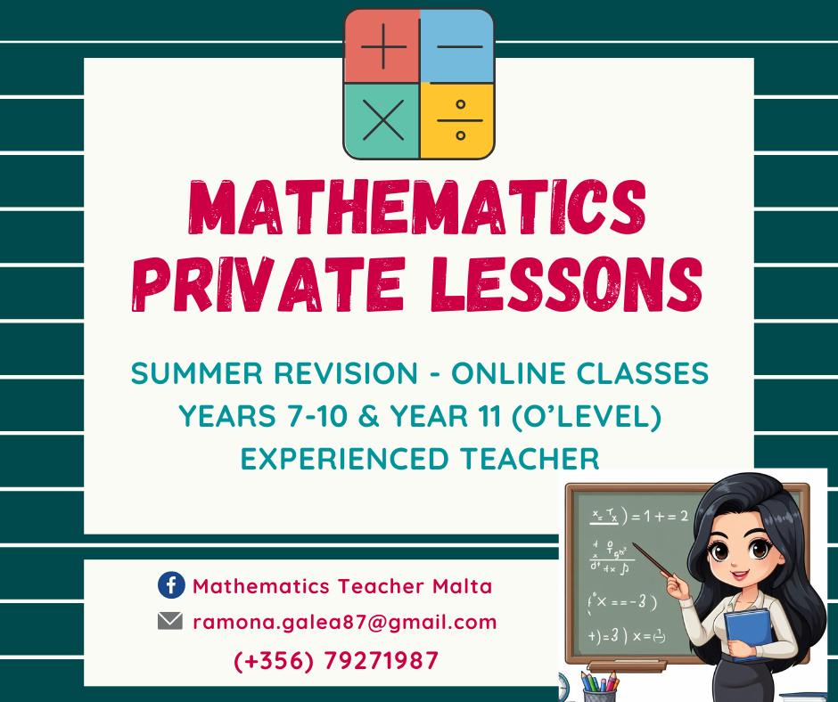 Mathematics - 👩‍🏫 MATHEMATICS Summer Revision Classes 👩‍🏫 🧮 Classes for ...