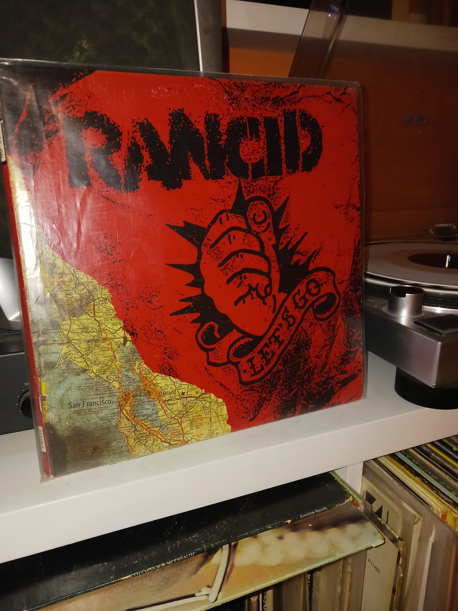 Rancid pre-ska tour promo poster from 1994
