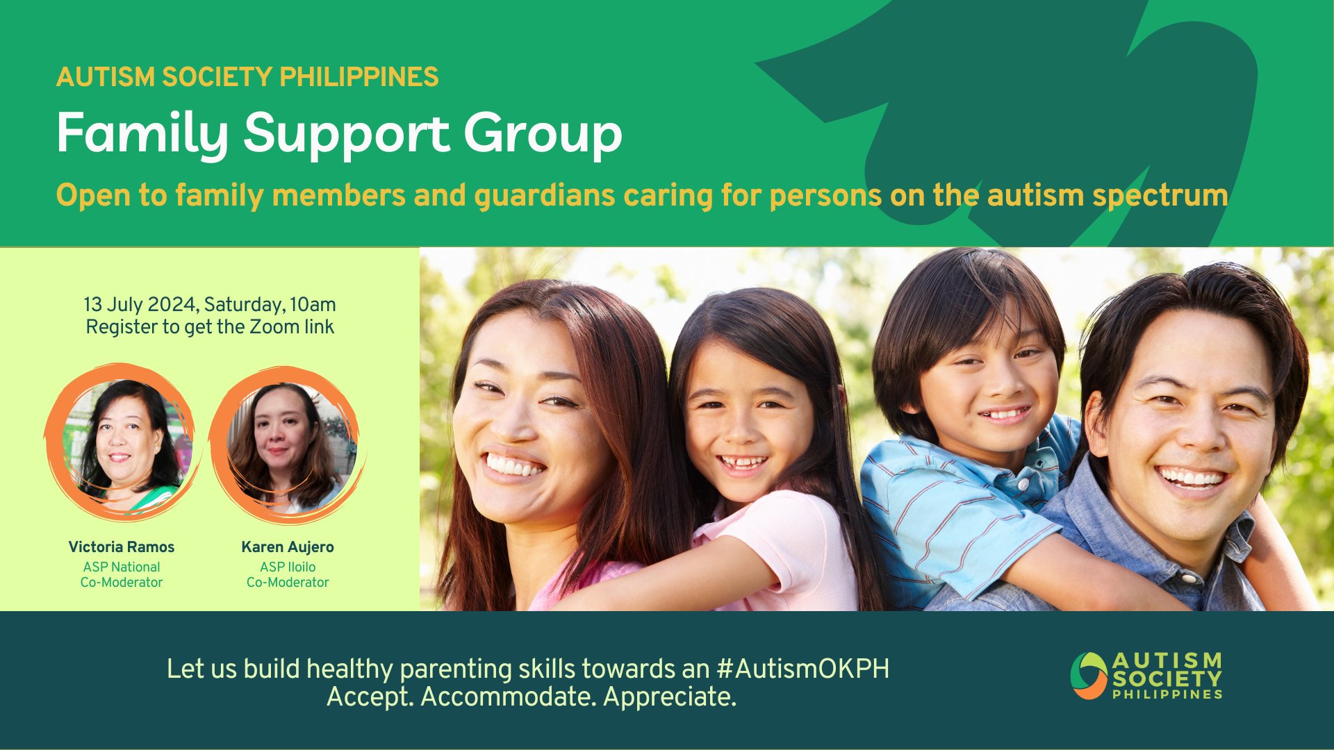 Join our family support group session... - Autism Society PH