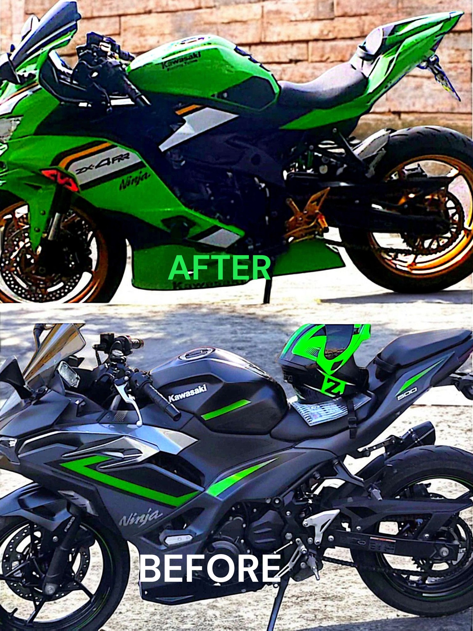 Kawasaki bike owner sharing collection