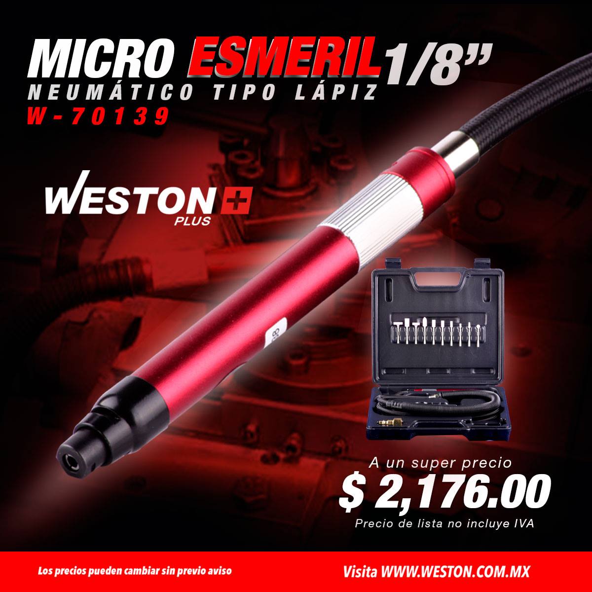 Weston Tools - Encuentra en la línea de herramienta neumática WESTON ...
