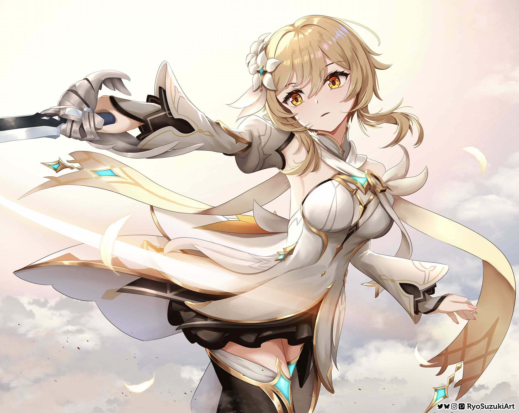 Lumine in new outfit By RyoSuzuki