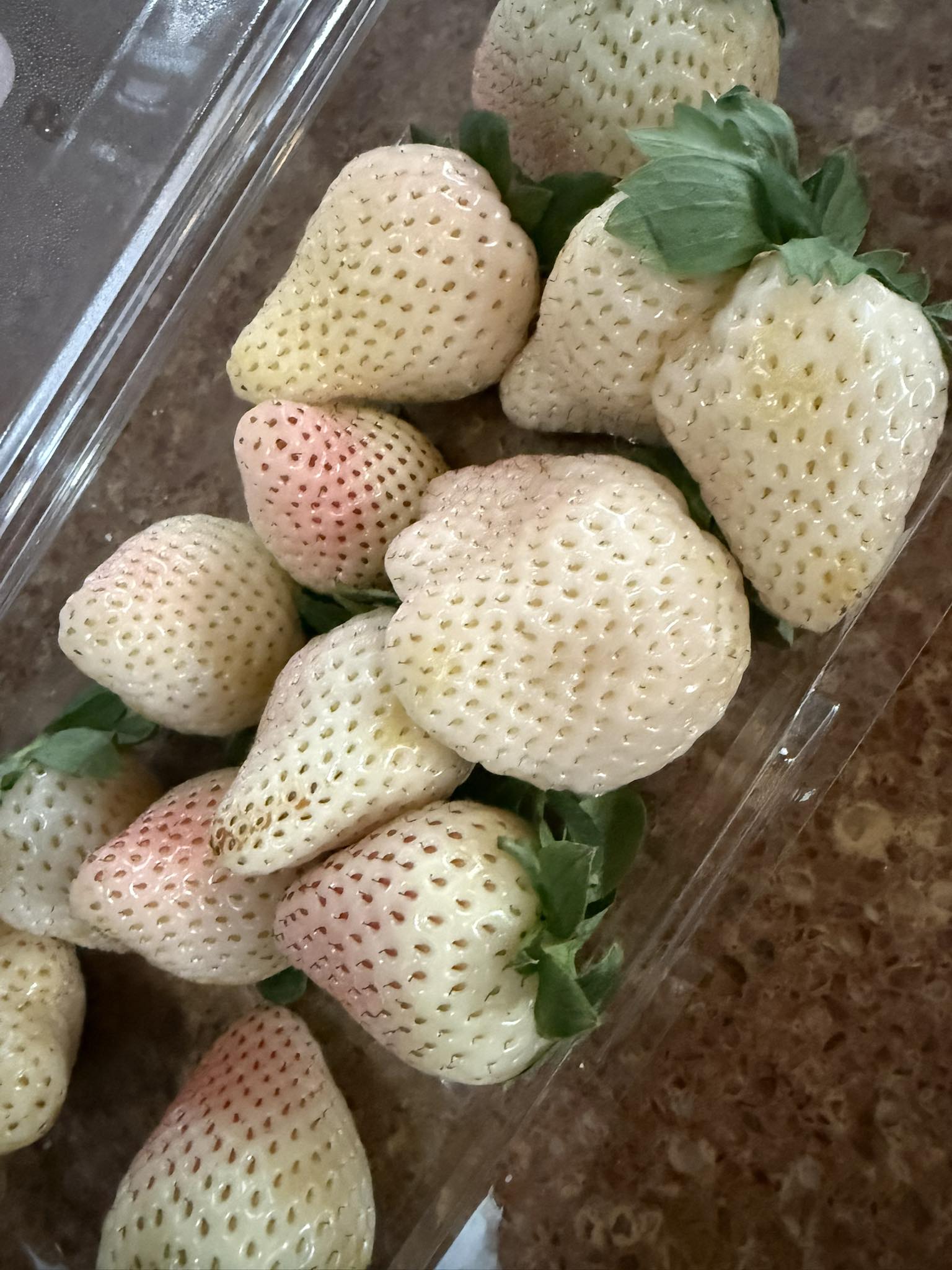 You may have THOUGHT this was a white strawberry but you've been