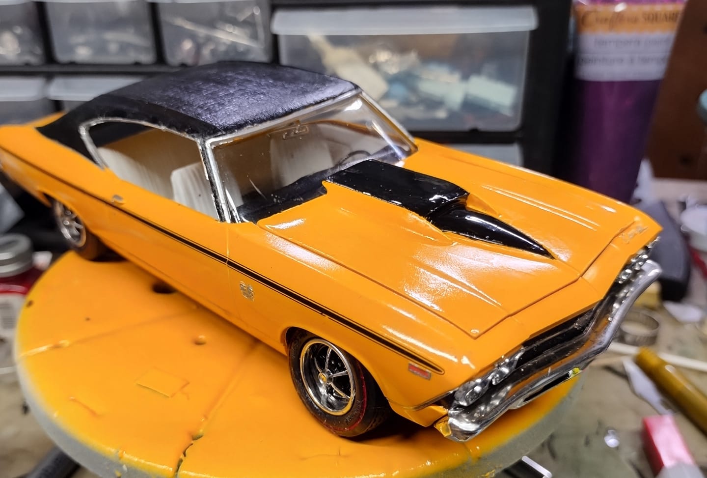 Baldwin Motion Stinger Hood for 1968-1969 Chevelle SS